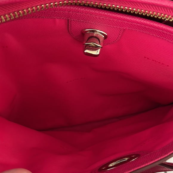 Coach Prince Street Large Satchel crossbody Ruby Pink Leather NWOT - Picture 7 of 16